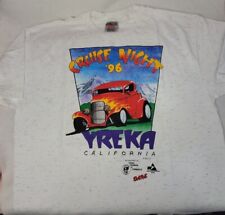 Usado, Camiseta Vintage 1996 Cruise Night Lg Yreka Flames Hot Rod Muscle Car Show Anos 90 comprar usado  Enviando para Brazil