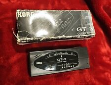 Sintonizador de guitarra automática portátil Korg GT-3 (acústico, eléctrico, guitarra, bajo) con caja segunda mano  Embacar hacia Argentina