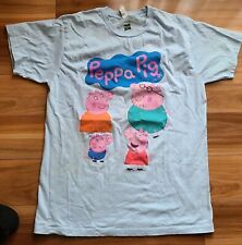 Camiseta gráfica adulto unissex M homem feminino Peppa Pig festa de aniversário comprar usado  Enviando para Brazil
