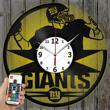 Reloj LED New York Giants Vinilo Discot Reloj Art Decot Regalo Original 1233 segunda mano  Embacar hacia Argentina