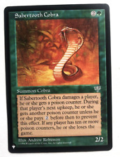 Sabertooth Cobra The List Mirage MTG Magic the Gathering NEAR MINT NM for sale  Shipping to South Africa