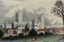 Canterbury cathedral mounted for sale  NORWICH