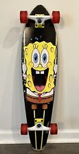 Pre Owned Kryptonics Stretch Spongebob Squarepants 36" Longboard Skateboard for sale  Shipping to South Africa