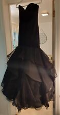 Alyce, Paris, Black Gown, Size 2, used for sale  Shipping to South Africa