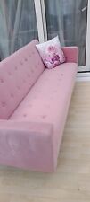 Pink sofa couch for sale  LYMM