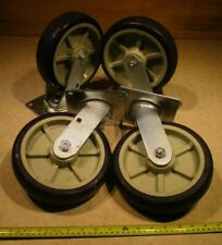 SET OF 4, 8" x 2" Heavy Duty Swivel Caster Wheel W/Grease zirc E0379 for sale  Shipping to South Africa