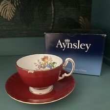 Aynsley red cup for sale  TELFORD