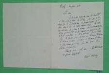 Lettres autographes paul d'occasion  Quincy-Voisins
