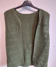 Knitted green gilet for sale  STAFFORD