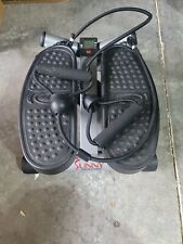 Used, Sunny Health & Fitness Mini Stepper with Resistance Bands Under Desk Elliptical for sale  Milford