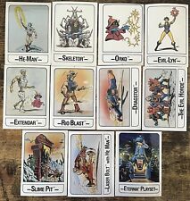 1986 Wonder Bread Masters Of The Universe Cards Set Of 11 He-Man Skeletor MOTU for sale  Shipping to South Africa