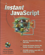JavaScript instantâneo em brochura por Martin Webb Michael Plungjan Keith Drakard, usado comprar usado  Enviando para Brazil
