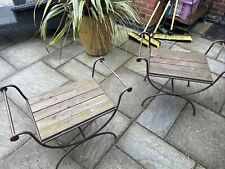 wooden garden stool for sale  BRENTWOOD