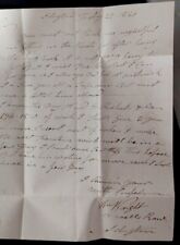 Usado, Antiga Carta Pré filatelia circulada INGLESA. 1840 GRANDE TEXTO comprar usado  Brasil 