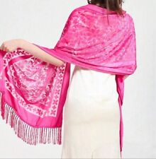 Velvet scarf shawl for sale  LONDON
