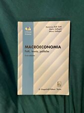 Libro macroeconomia fatti usato  Genova