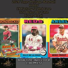 Curtis Mead 2024 Topps Heritage Baseball Hobby 1X Case Player BREAK #8 na sprzedaż  Wysyłka do Poland