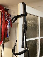 Snaffle bridle black for sale  MARKET RASEN