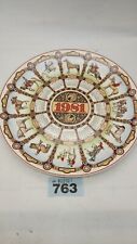 Collectible plate calendar for sale  LIVERSEDGE
