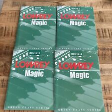 Lowrey Magic Green Class Series Books 1-4 SET Piano ORGAN Sheet Music for sale  Shipping to South Africa