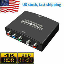 Component Video & L/R RCA Stereo Audio to HDMI Converter Adapter - DVD PS3 Xbox, used for sale  Shipping to South Africa