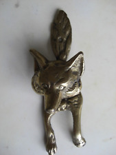 Brass fox door for sale  Shipping to Ireland