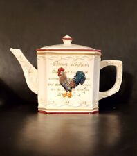 Rooster teapot brown for sale  Canton