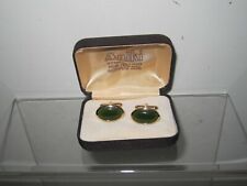 jade cufflinks for sale  CONGLETON