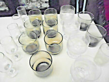 Assortment drinking glasses for sale  BEXLEYHEATH