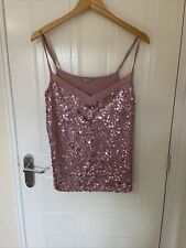 Sequined strappy top for sale  MERTHYR TYDFIL