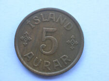 Iceland aurar 1931 usato  Italia