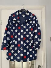 Woman coatpolka dot for sale  MANCHESTER
