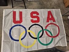 Usa olympic flag for sale  Shipping to Ireland