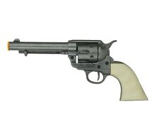 Revólver Denix M1873 sem disparo com 5,5 pol. Barril, alças falsas de marfim, cinza, novo comprar usado  Enviando para Brazil