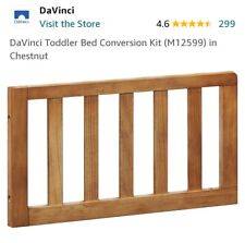 DaVinci Toddler Bed Conversation Kit M12599 Chestnut Color New, No Box for sale  Shipping to South Africa