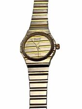 Piaget relógio polo feminino prata dourada de dois tons para reparo vintage! comprar usado  Enviando para Brazil
