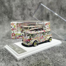 Revestimento de girassol fundido liga carro modelo Liberty VW T1 ônibus Kombi corpo largo 1:64 comprar usado  Enviando para Brazil