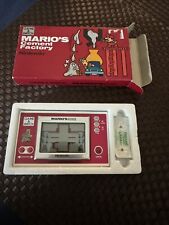 Juego y reloj MARIO’S CEMENT FACTORY Nintendo ML-102 probado / funciona + caja Japón segunda mano  Embacar hacia Argentina