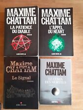 Maxime chattam editions d'occasion  Clisson