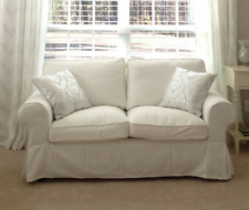 white ikea love seat for sale  Bloomington