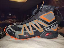 Men's sz 11 Salomon Snowcross 1 ADV Blk / Orange LTD Running Shoes - NICE  til salg  Sendes til Denmark