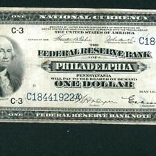 $1 1918 Moneda Nacional Banco de la Reserva Federal de Chicago ** PAPEL MONEDA segunda mano  Embacar hacia Argentina