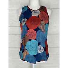 Renee C Multicolor Floral Sleeveless Top Size Small for sale  Shipping to South Africa