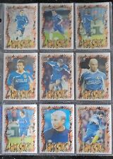 CHELSEA HOT SHOTS SET Futera 1999 selección de fanáticos 9 tarjetas conjunto completo cromado segunda mano  Embacar hacia Argentina