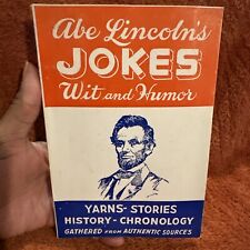 Libro de bolsillo 1943 de Abe Lincoln's Jokes And Humor segunda mano  Embacar hacia Mexico