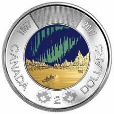 Canada 2017 $2 Dollar Glow in the Dark Dance of the Spirits Toonie coin BU na sprzedaż  Wysyłka do Poland