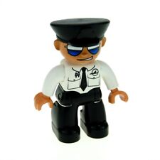 1x Óculos de Sol Lego Duplo Figurine Mann Preto Avião Pilot 47394pb045 comprar usado  Enviando para Brazil