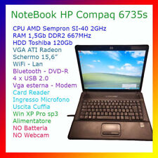 Notebook compaq 6735s usato  Italia