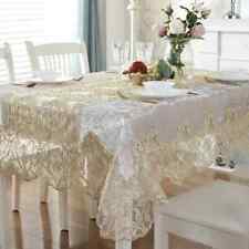 Usado, Capa de mesa de jantar de luxo retangular toalhas de mesa armário de renda capa de poeira comprar usado  Enviando para Brazil