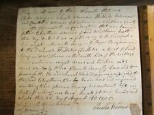 Antique document 1825 for sale  Auburn